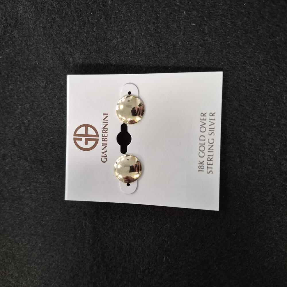Giani Bernini Button Earrings 18k Gold Over Sterling Silver